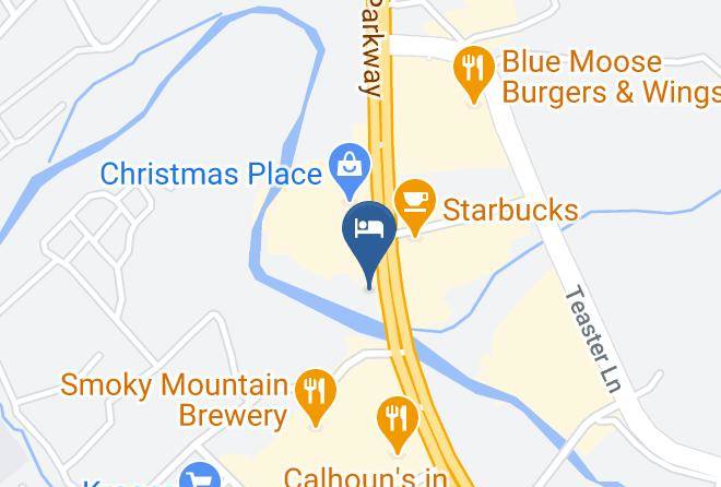 Sevier - The Inn On The River Pigeon Forge Maps