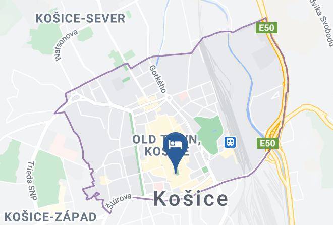 Kosice - The Invisible Hotel Golden Treasure Maps