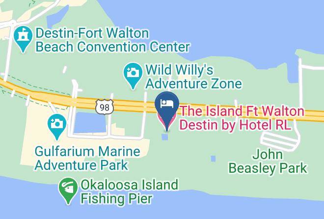 Okaloosa - The Island Resort At Fort Walton Beach Maps
