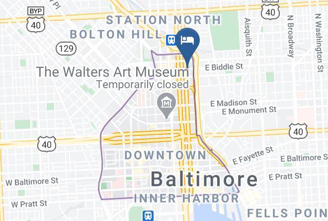 Baltimore City - The Ivy Hotel Maps