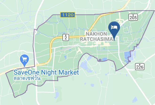 The Iyara Korat Hotel Map