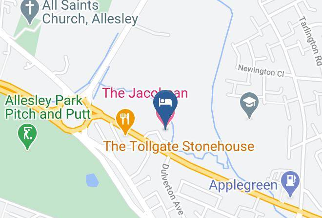 Coventry - The Jacobean Hotel Maps