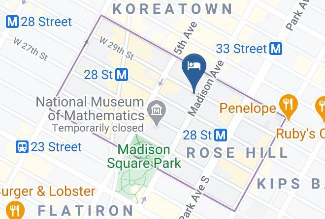 New York - The James New York Nomad Maps