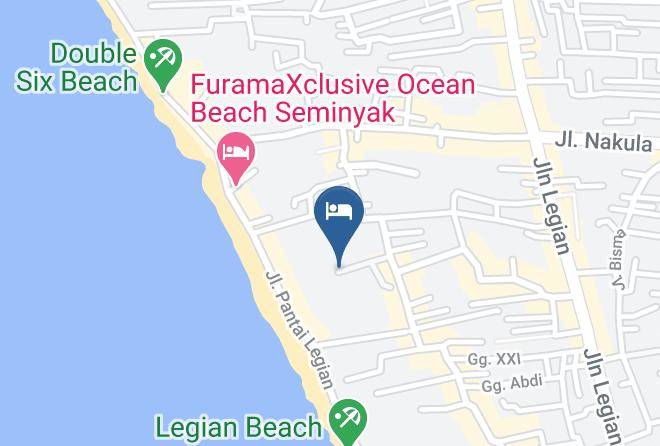 Badung Regency - The Jayakarta Bali Beach Resort & Spa Maps