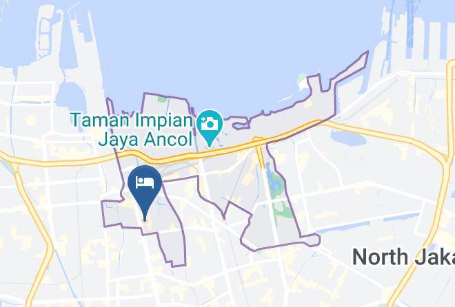 West Jakarta - The Jayakarta Sp Jakarta Hotel & Spa Maps