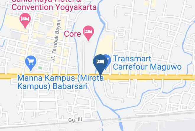 Sleman - The Jayakarta Yogyakarta Hotel & Spa Maps