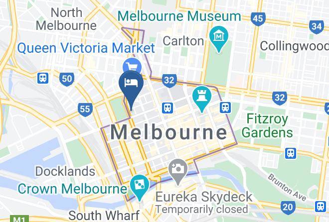 Melbourne - The Jazz Corner Hotel Maps