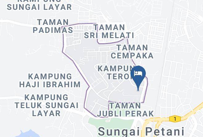 Kuala Muda District - The Jerai Hotel Sungai Petani Maps
