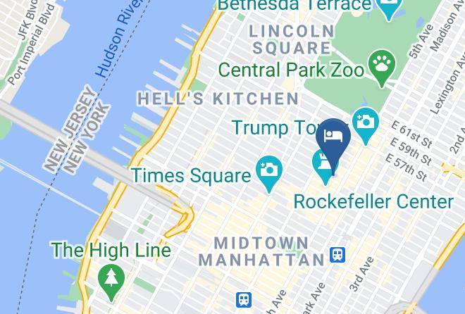 New York - The Jewel A Club Quarters Hotel Opposite Rockefeller Center Maps