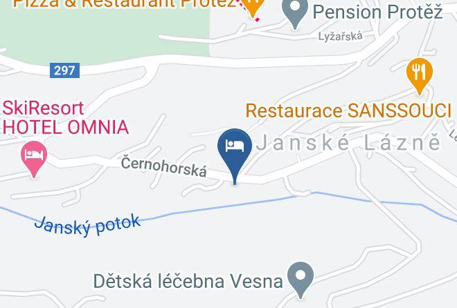 Trutnov - The Johannes's Stream Hotel Maps