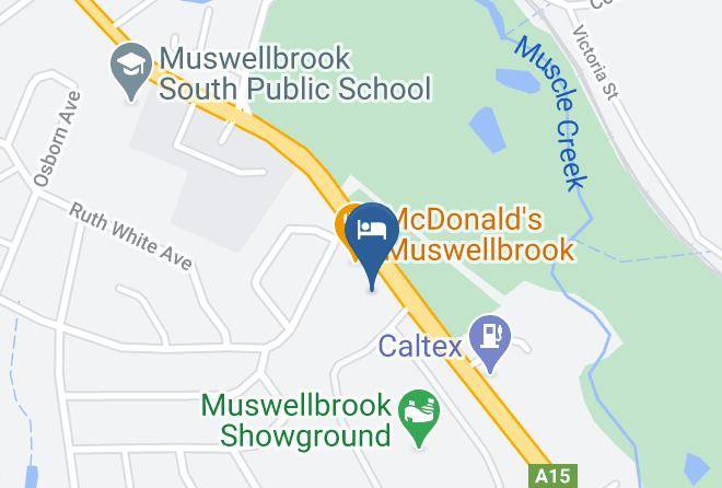 The John Hunter Motel Map