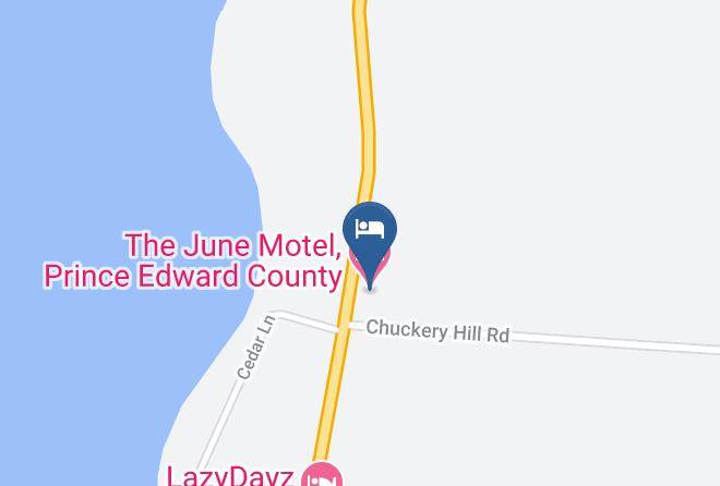 Prince Edward - The June Motel Prince Edward County Maps