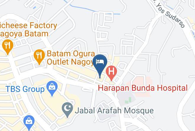 Batam - The K Hotel Maps