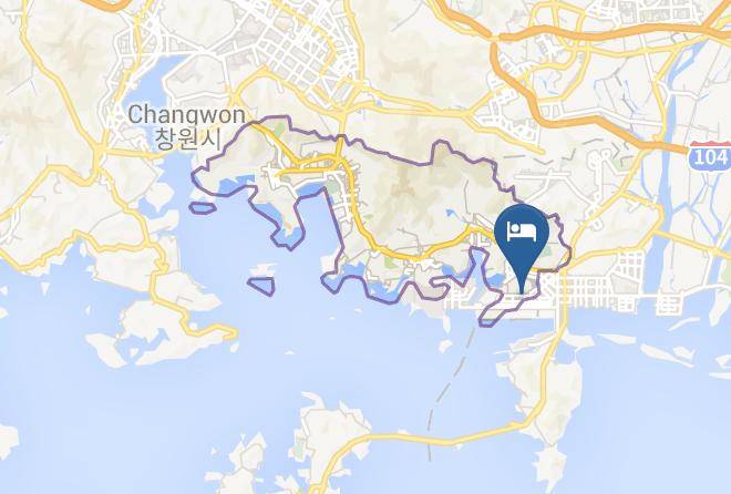Jinhaeguchangwonsi - The K Hotel Maps