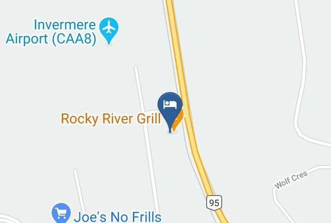 The Kanata Inns Invermere Hotel Map