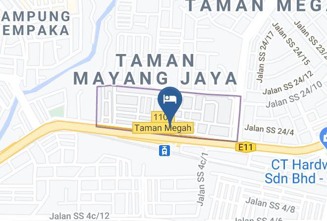 The Katil Kelana Jaya Map