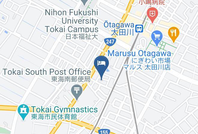 Tokai City - The Kato Hotel Maps