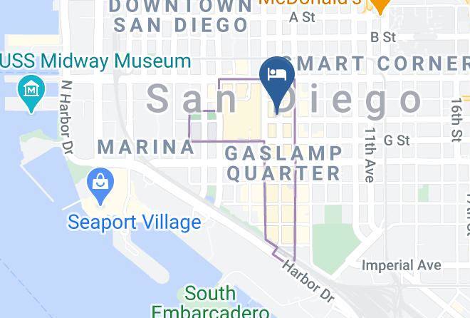 San Diego - The Keating Hotel Maps