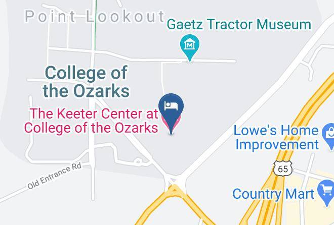 Taney - The Keeter Center At College Of The Ozarks Maps