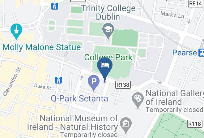 The Kildare Street Hotel Map