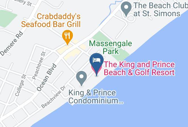 Glynn - The King And Prince Beach & Golf Resort Maps