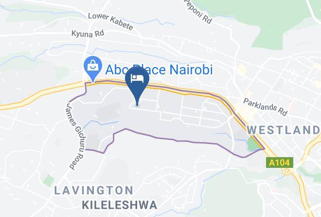 Nairobi - The King Post Maps