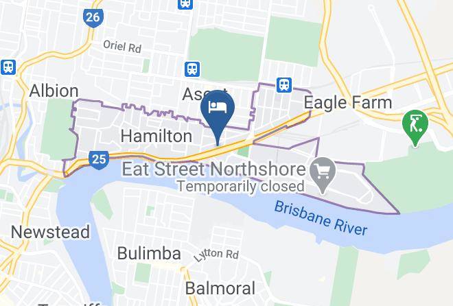 Brisbane - The Kingsford Brisbane Airport Hotel Maps
