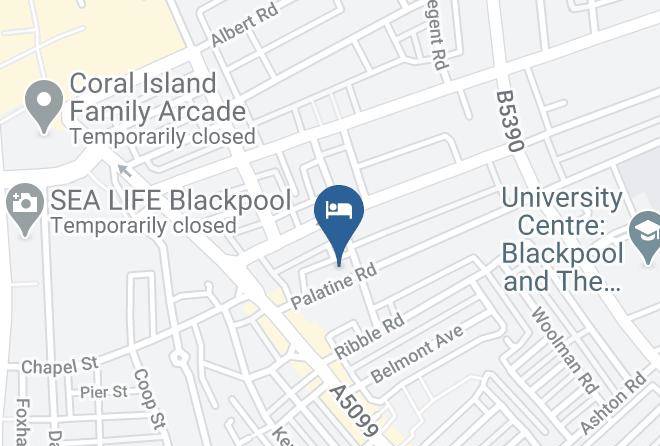 Blackpool - The Kirkview Hotel Maps