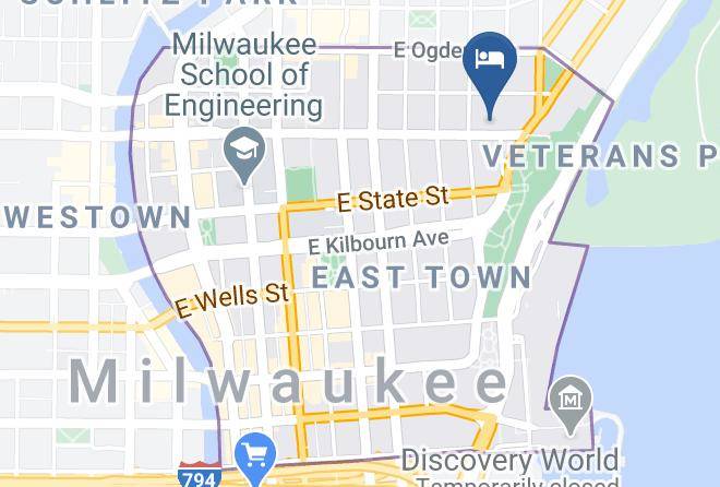 Milwaukee - The Knickerbocker On The Lake Maps