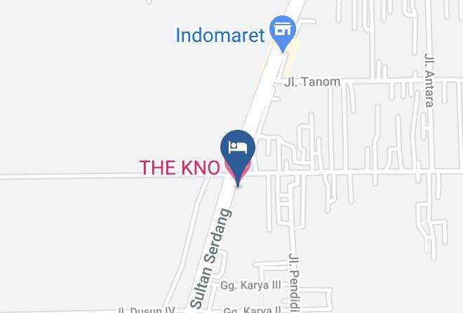 Deli Serdang Regency - The Kno Hotel Maps