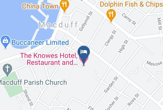 Aberdeenshire - The Knowes Hotel Restaurant And Function Suite Maps
