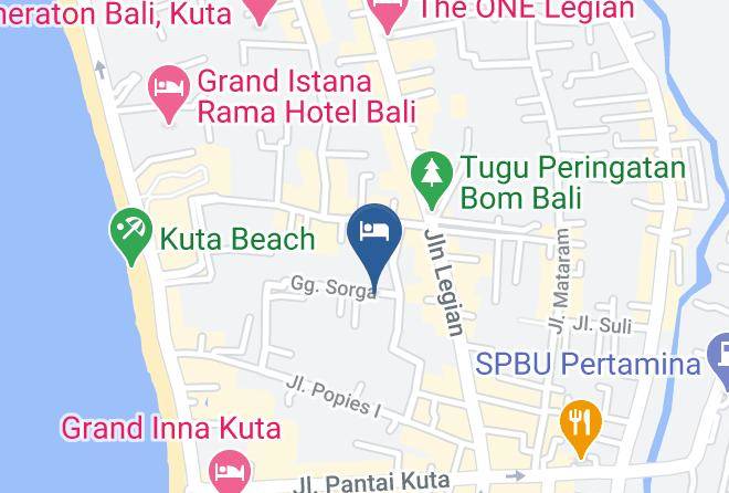 Badung Regency - The Kubu Hotel Maps