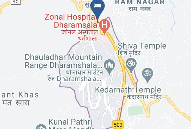 Dharmsala - Hotel Kunal Dharamshala Maps