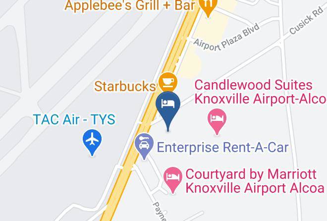 The La Quinta Inn & Suites Knoxville Airport Map