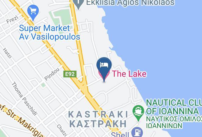 Ioannina - The Lake Hotel Maps