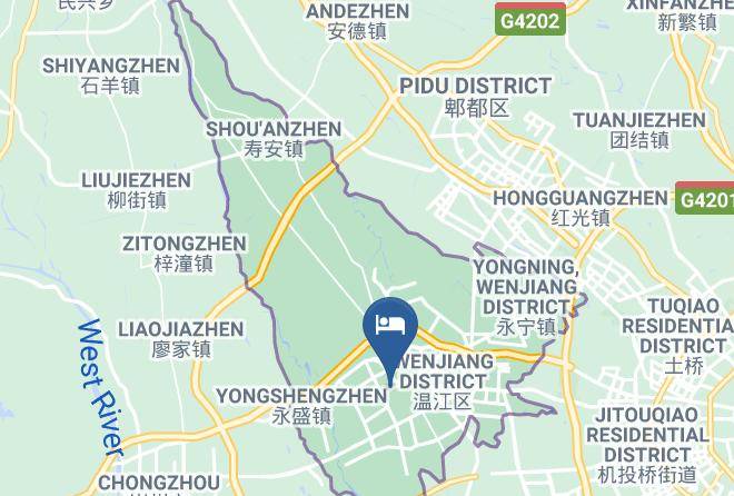 Chengdu - The Lake Resort Wenjiang Chengdu Maps