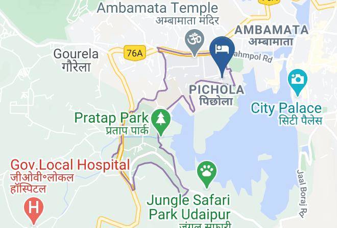 Udaipur - The Lake View Palace Maps