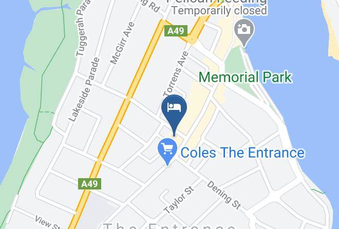 Central Coast - The Lakes Hotel Maps