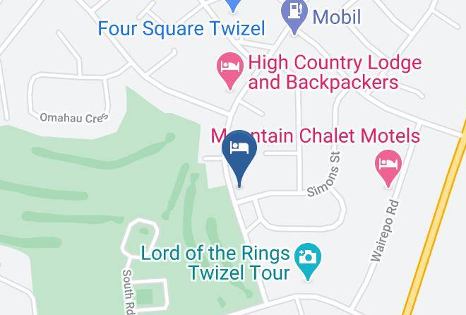Mackenzie - The Lakes Motel Twizel Maps