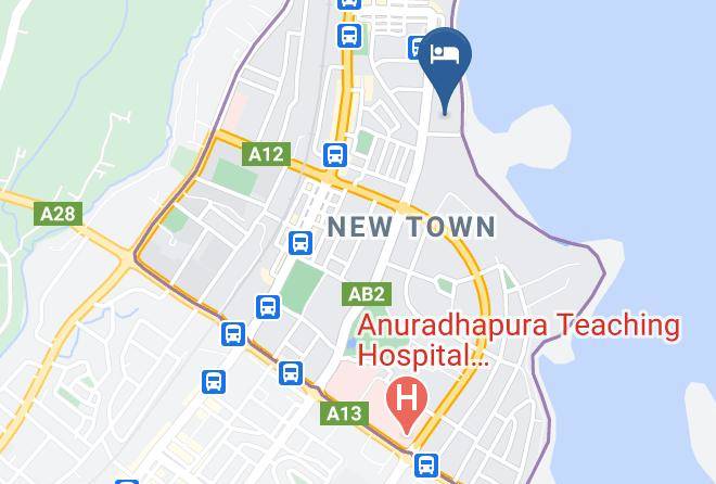 Anuradhapura - The Lakeside Hotel At Nuwarawewa Maps