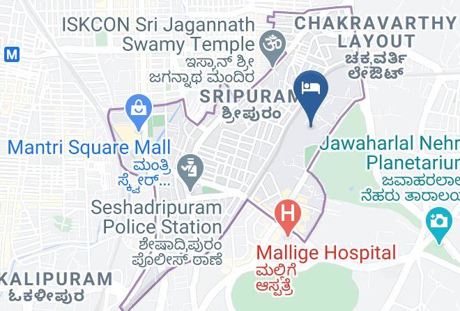 Bengaluru - The Lalit Ashok Bangalore Maps