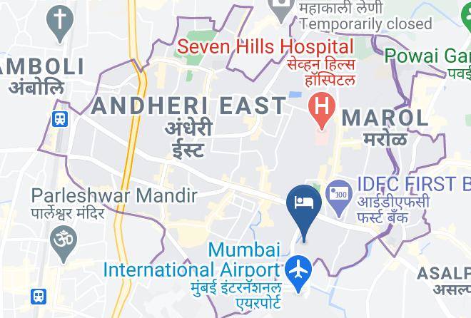 The Lalit Mumbai Map