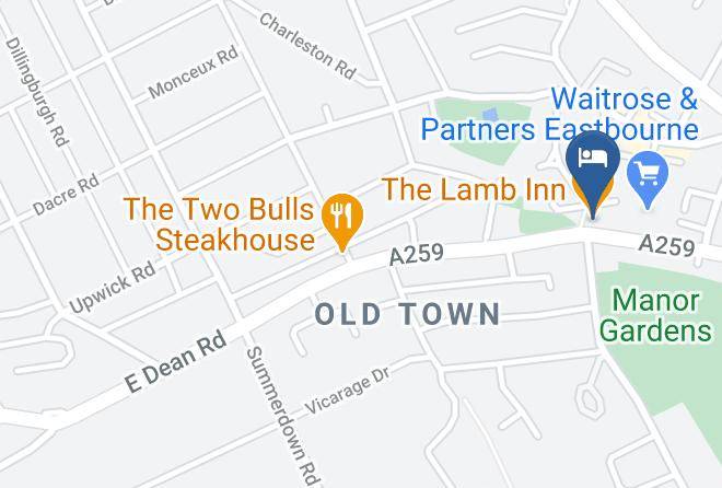 East Sussex - The Lamb Inn Maps