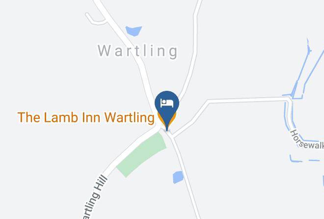 The Lamb Inn Wartling Map