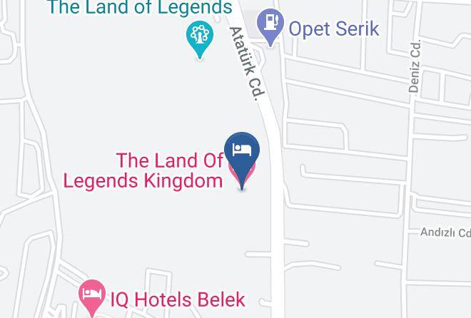 Belek - The Land Of Legends Kingdom Hotel Maps