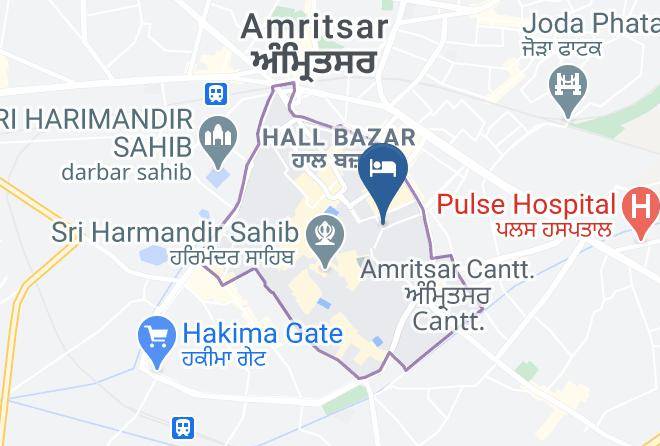 The Landmark Amritsar Near Golden Temple Map