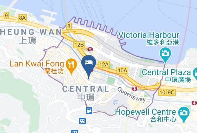Central Western District - The Landmark Mandarin Oriental Hong Kong Maps