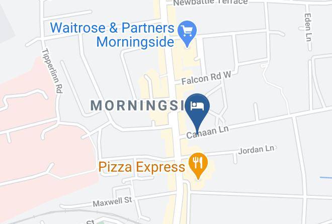 Edinburgh City - The Lane Boutique Hotel Maps