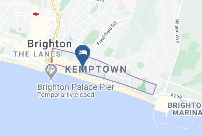 Brighton And Hove - The Lanes Hotel Maps