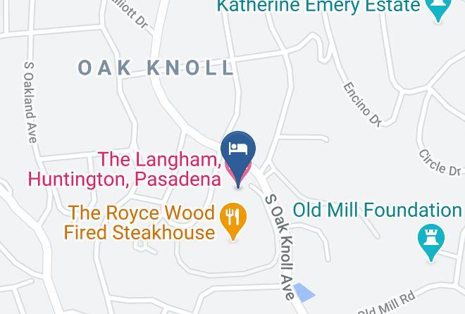 Los Angeles - The Langham Huntington Pasadena Maps